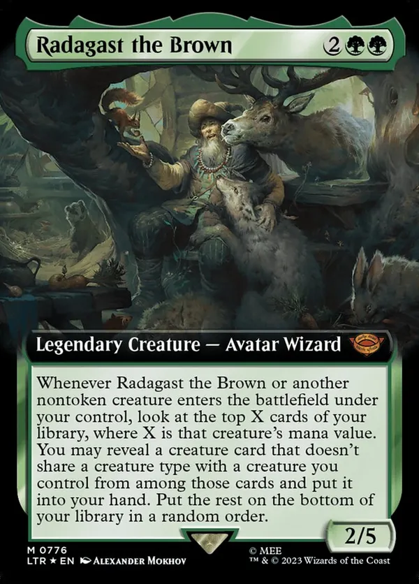 Radagast the Brown (Extended Art) (Surge Foil)