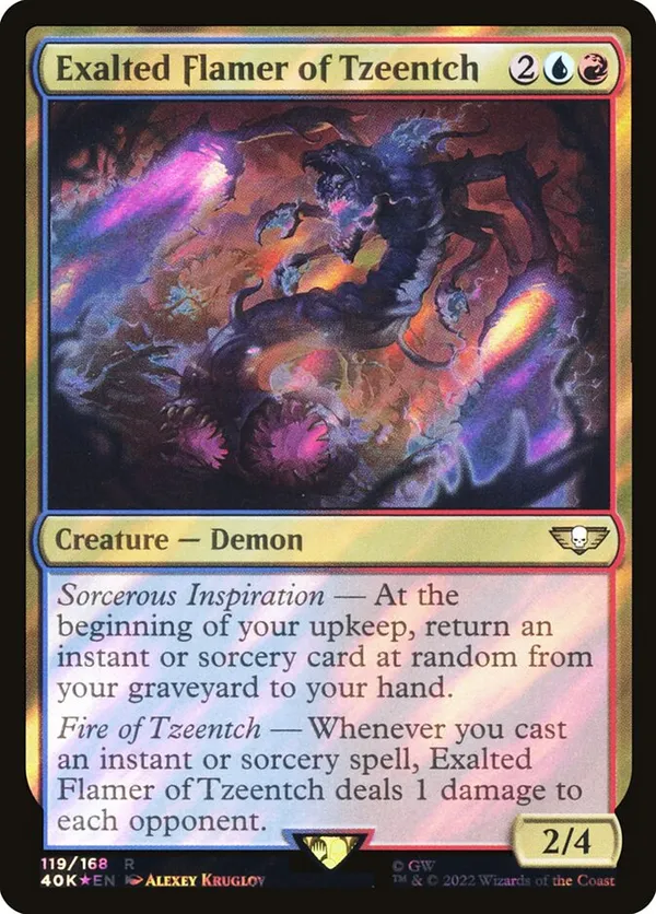 Exalted Flamer of Tzeentch (Surge Foil)
