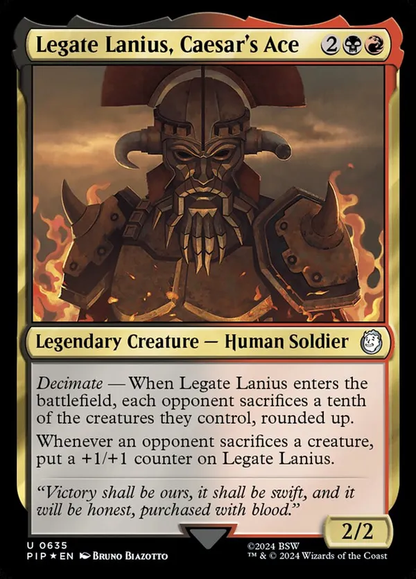 Legate Lanius, Caesar's Ace (Surge Foil)