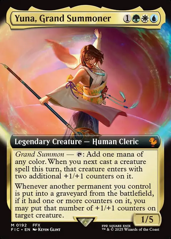 Yuna, Grand Summoner (Extended Art) • Commander: Final Fantasy