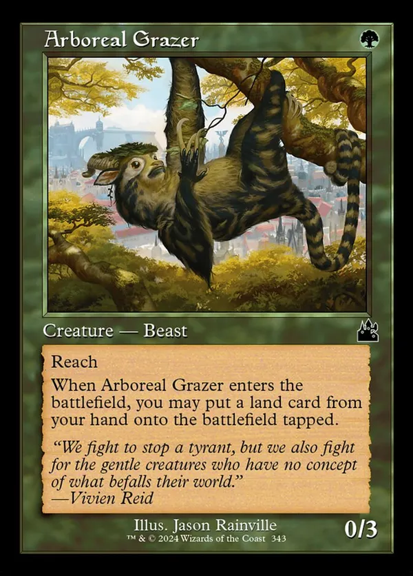 Arboreal Grazer (Retro Frame)