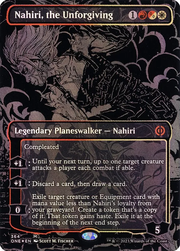 Nahiri, the Unforgiving (Oil Slick Raised Foil)