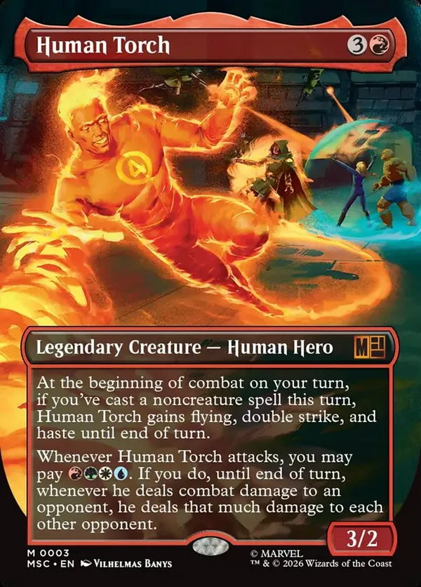 Human Torch (Borderless)