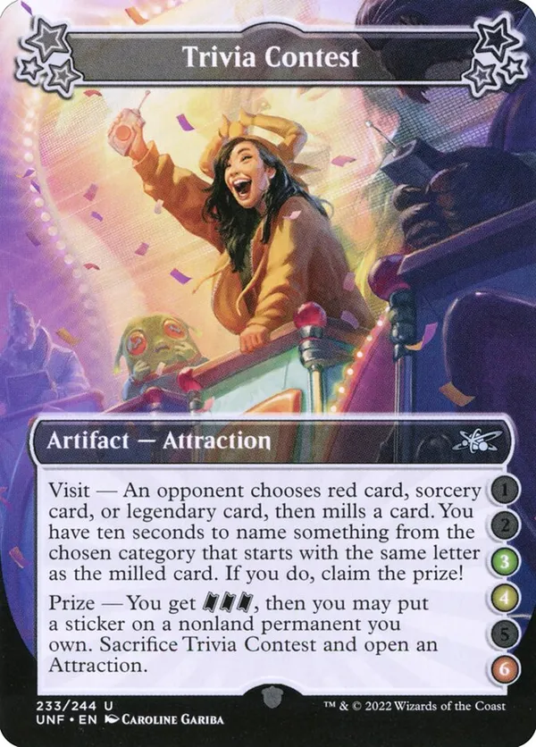 Trivia Contest (3-4-6)