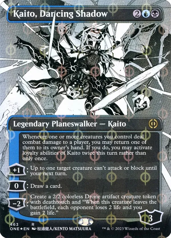 Kaito, Dancing Shadow (Showcase) (Step-And-Complete Foil)