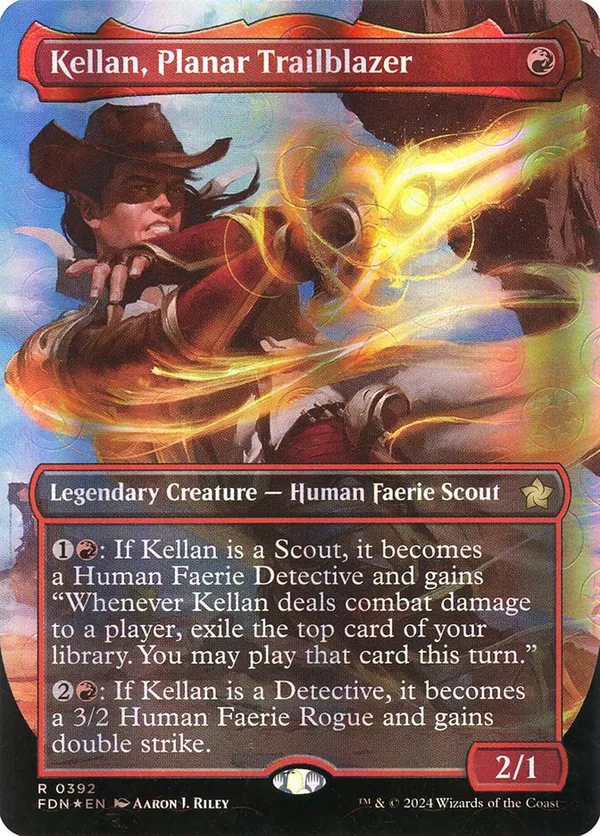 Kellan, Planar Trailblazer (Borderless) (Mana Foil)