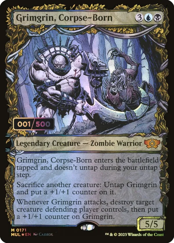 Grimgrin, Corpse-Born (Serialized)  March of the Machine: Multiverse  Legends (MUL) #171
