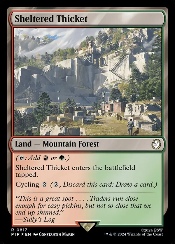 Sheltered Thicket (Surge Foil)
