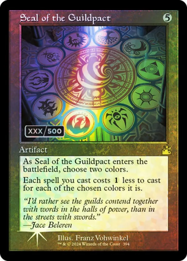 Seal of the Guildpact (Retro Frame) (Serial Numbered)