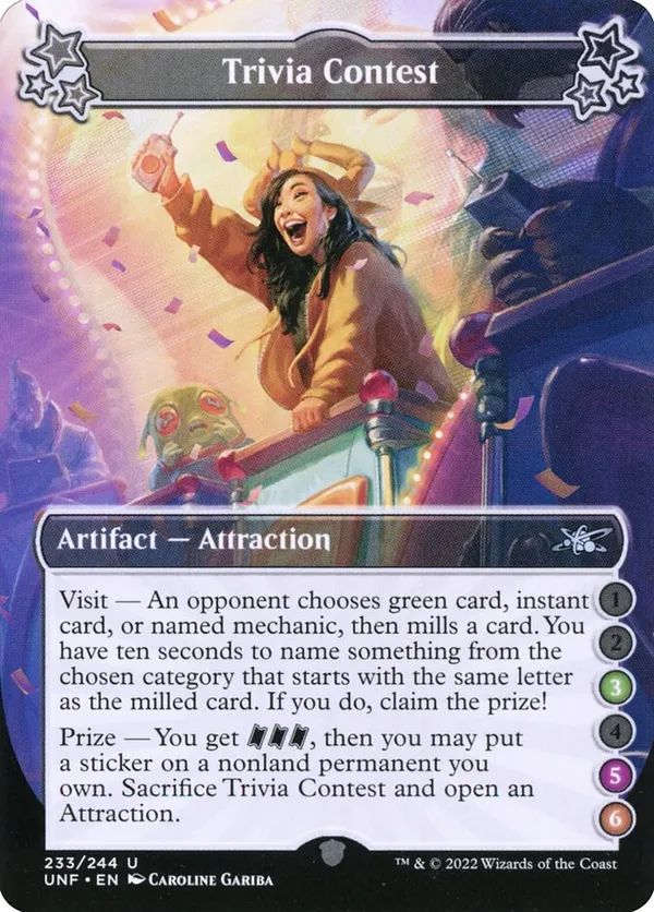 Trivia Contest (3-5-6)