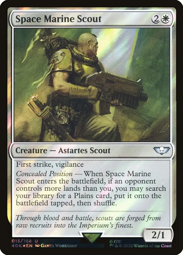 Space Marine Scout (Surge Foil)