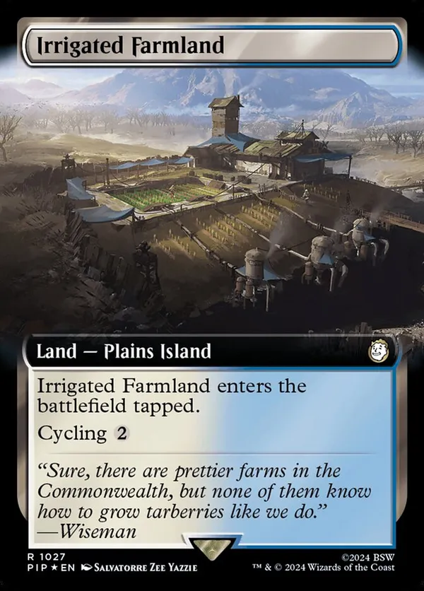 Irrigated Farmland (Extended Art) (Surge Foil)