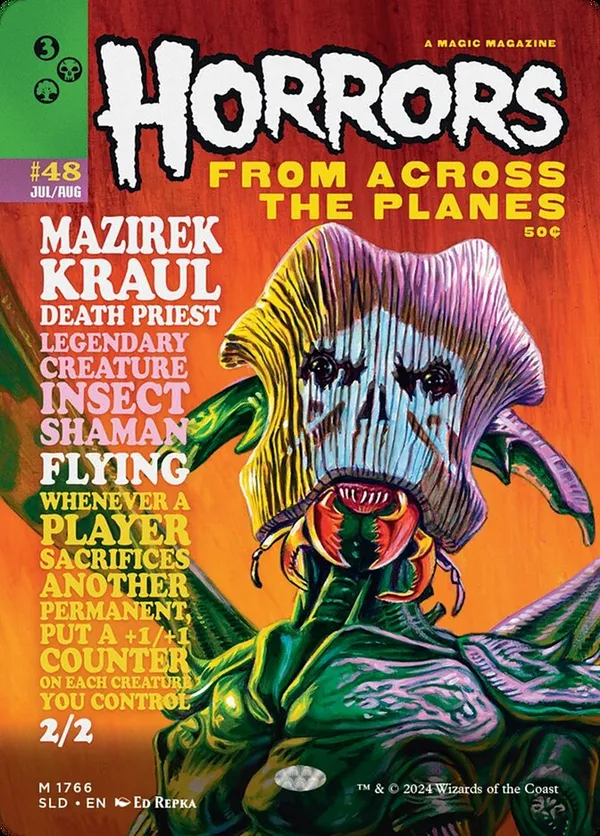 Mazirek, Kraul Death Priest (1766) (Rainbow Foil)