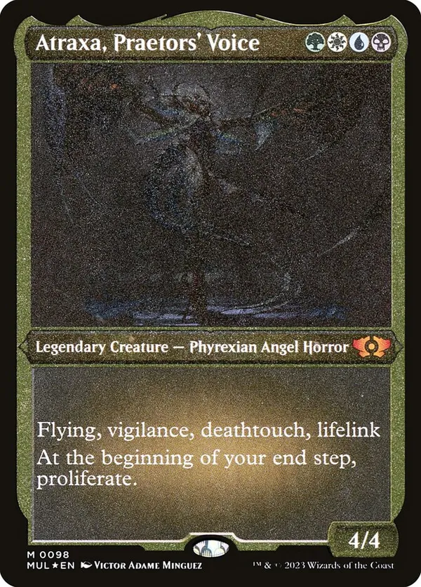 Atraxa, Praetors' Voice (Foil Etched) • March of the Machine