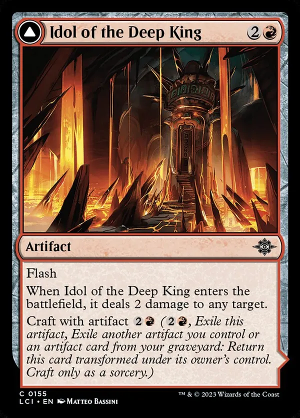 Idol of the Deep King  The Lost Caverns of Ixalan (LCI) #155