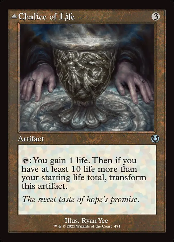 Magic: The Gathering 'Chalice Of Life' Card - Dark Ascension Edition,  Uncommon, NM/Mint Condition