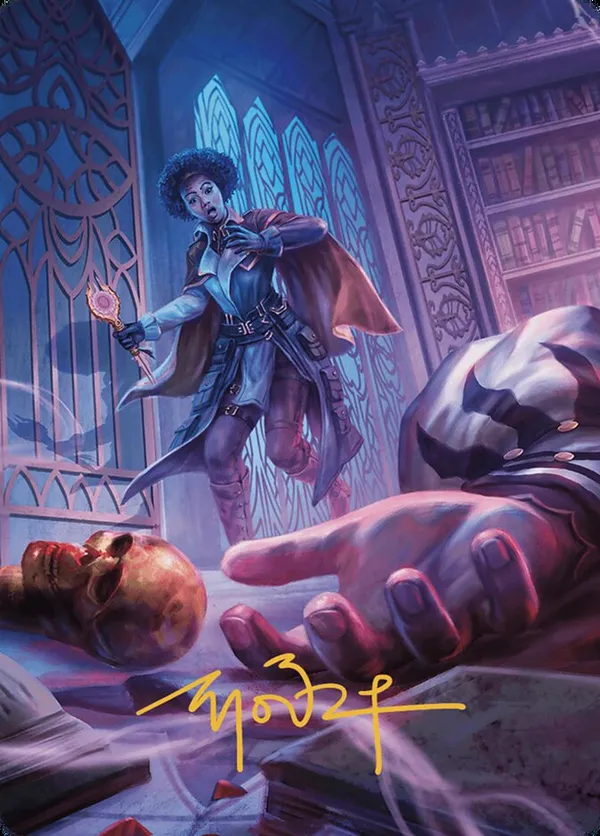 Deadly Complication Art Card (Gold-Stamped Signature)