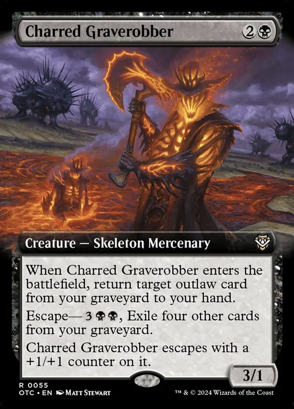 Charred Graverobber (Extended Art)