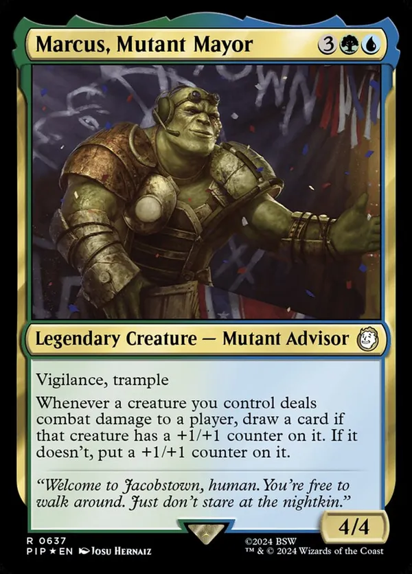Marcus, Mutant Mayor (Surge Foil)