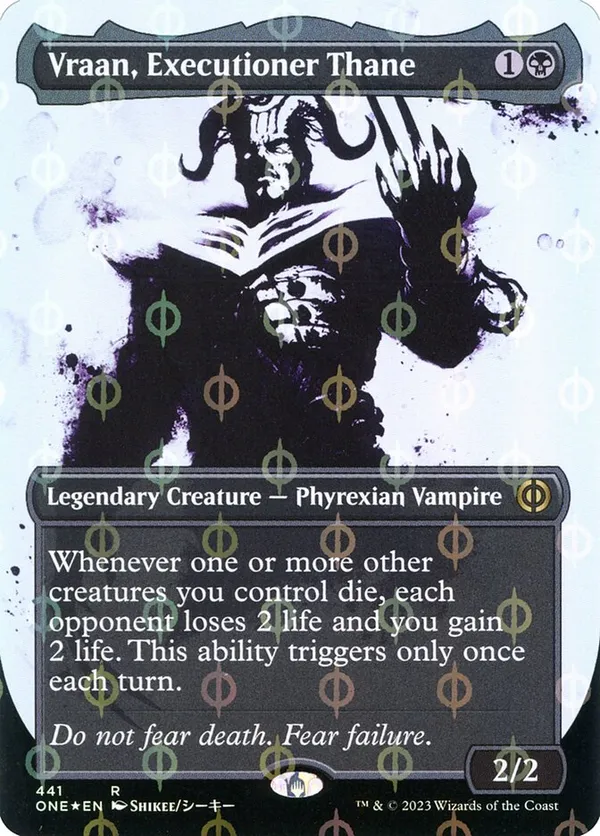 Vraan, Executioner Thane (Showcase) (Step-and-Compleat Foil)