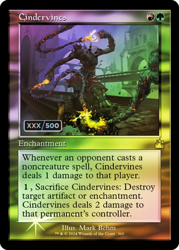 Cindervines (Retro Frame) (Serial Numbered)