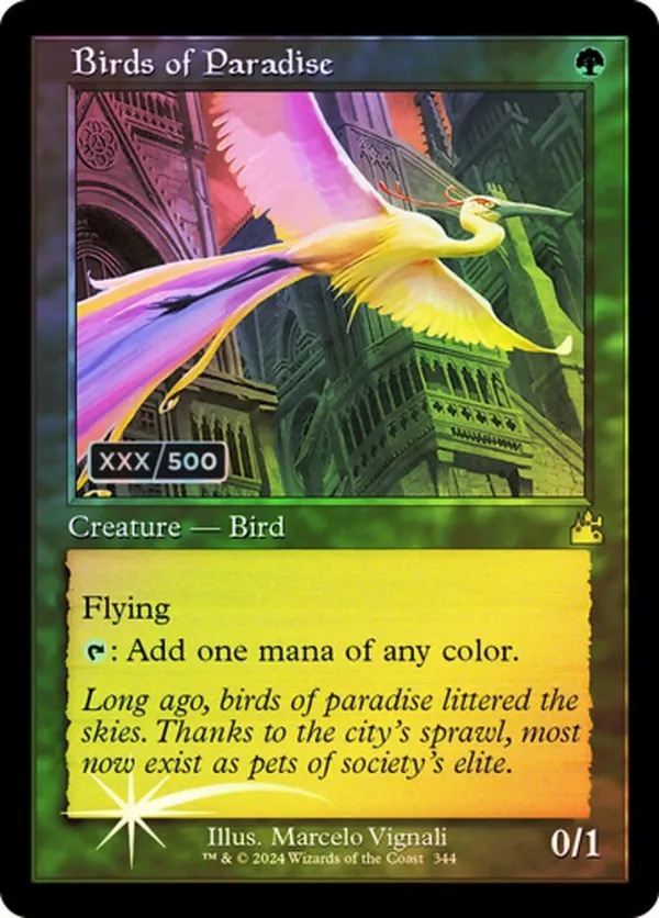 mtg Foil 極楽鳥/Birds of Paradise》[8ED] Birds of Paradise - 8th Edition - Magic: The Gathering