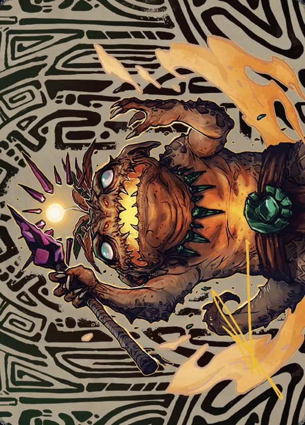 Zoyowa, Lava-Tongue Art Card • Art Series: The Lost Caverns of