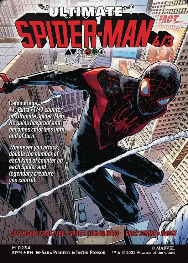 Miles Morales (0234) (Borderless) • Marvel's Spider-Man (SPM) #234