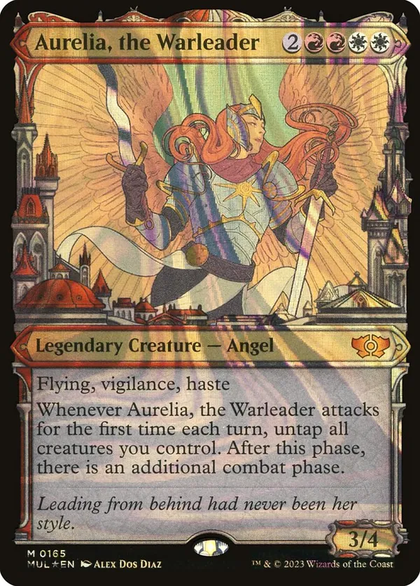 Aurelia, the Warleader (Halo Foil) • March of the Machine