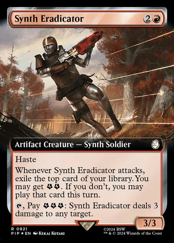 Synth Eradicator (Extended Art) (Surge Foil)