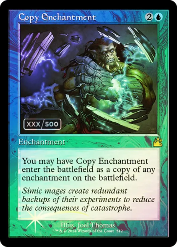 Copy Enchantment (Retro Frame) (Serial Numbered)