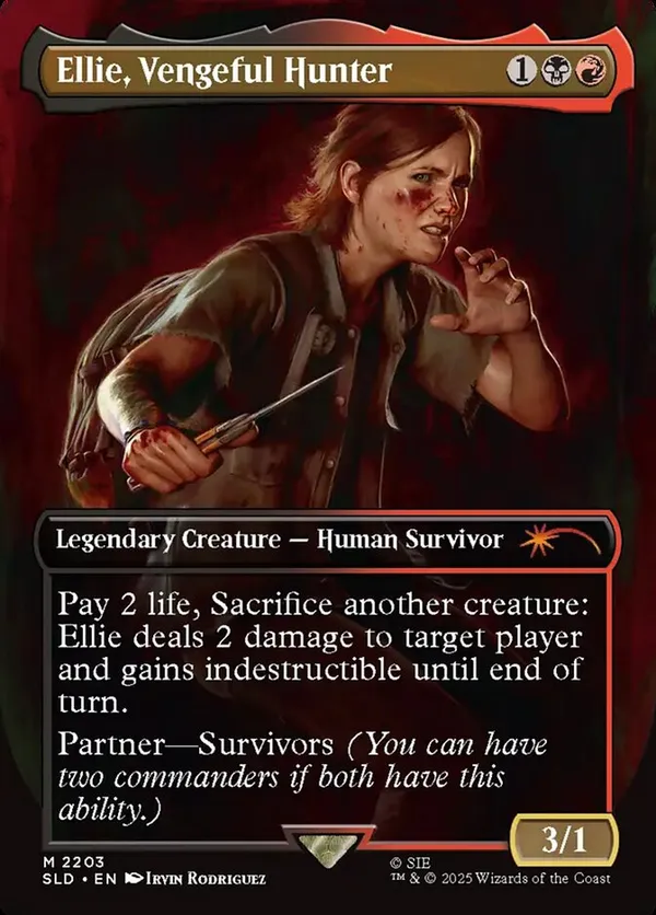 Ellie, Vengeful Hunter (Rainbow Foil)