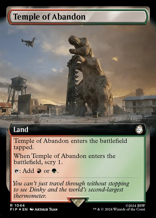 Temple of Abandon (Extended Art) (Surge Foil)