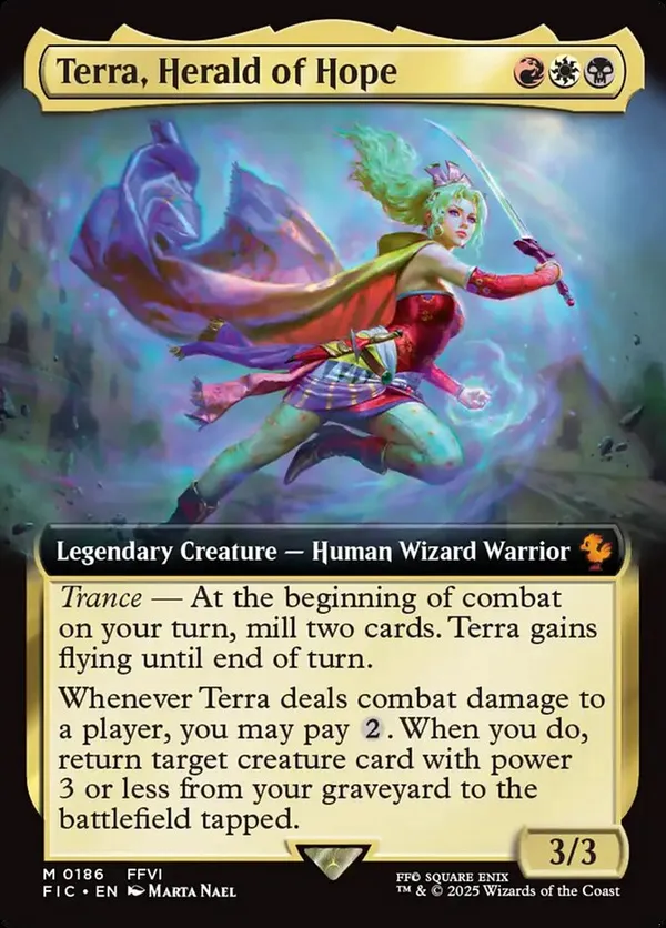 Terra, Herald of Hope (Extended Art) • Commander: Final Fantasy