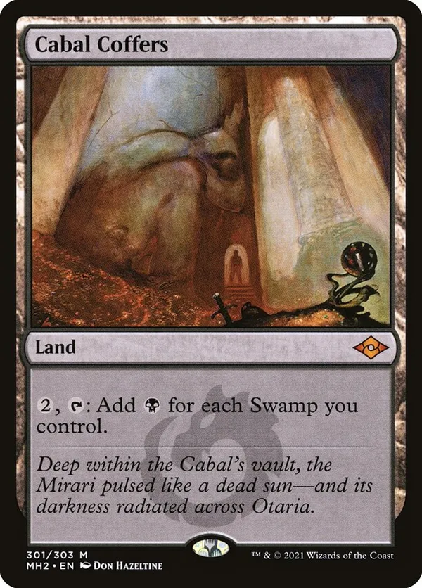 陰謀団の貴重品室 Cabal Coffers MTG FOIL Cabal Coffers (Foil Etched) • Modern Horizons 2 (MH2) #301