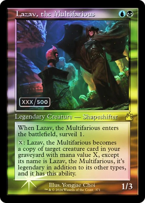 Lazav, the Multifarious (Retro Frame) (Serial Numbered)
