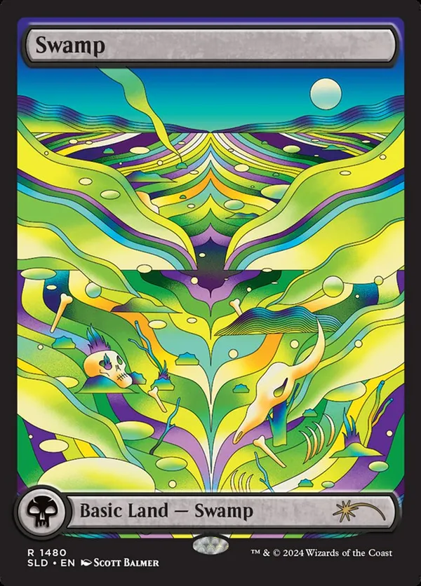 Swamp (1480) (Rainbow Foil)