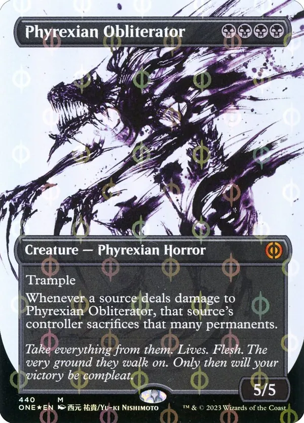 Phyrexian Obliterator (Showcase) (Step-And-Complete Foil)