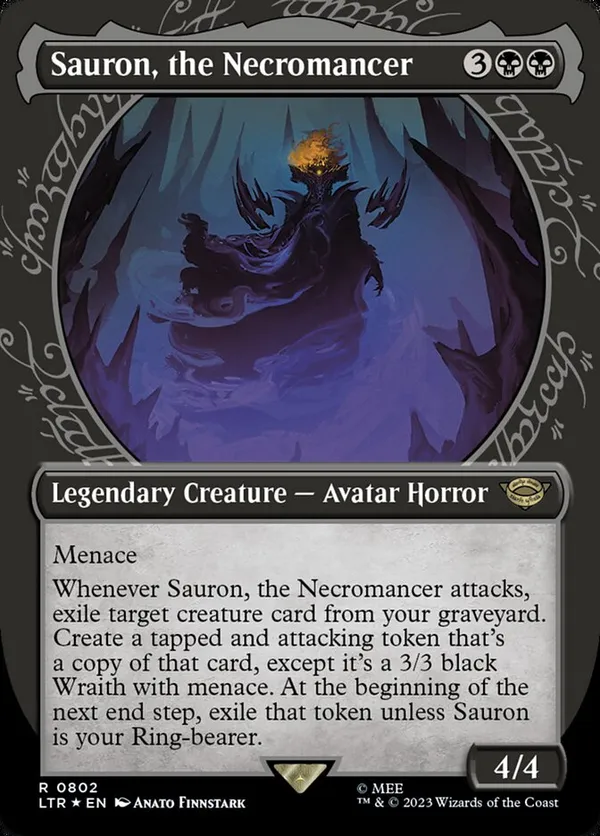 Sauron, the Necromancer (Showcase) (Surge Foil)