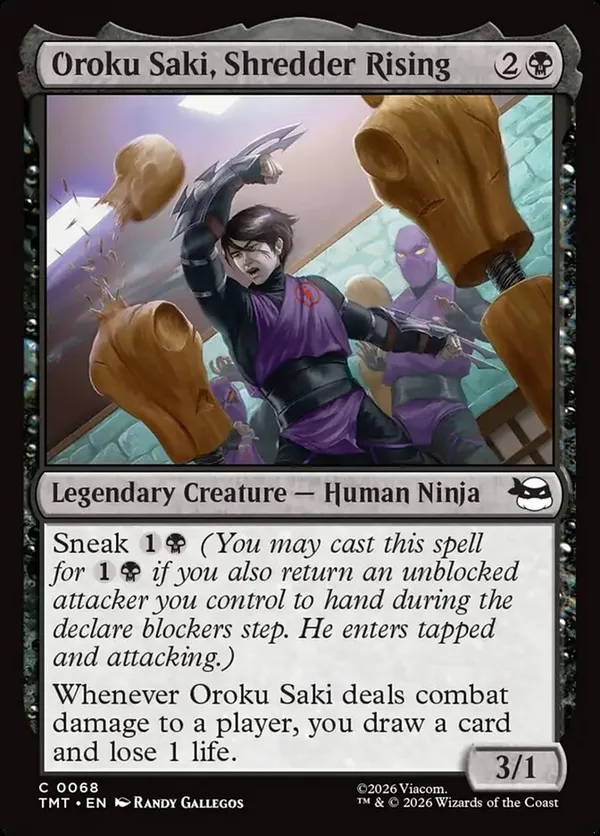 SAKI　オーダー Oroku Saki, Shredder Rising • Teenage Mutant Ninja Turtles (TMT) #68
