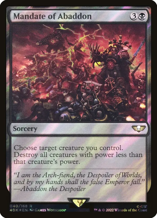 Mandate of Abaddon (Surge Foil)
