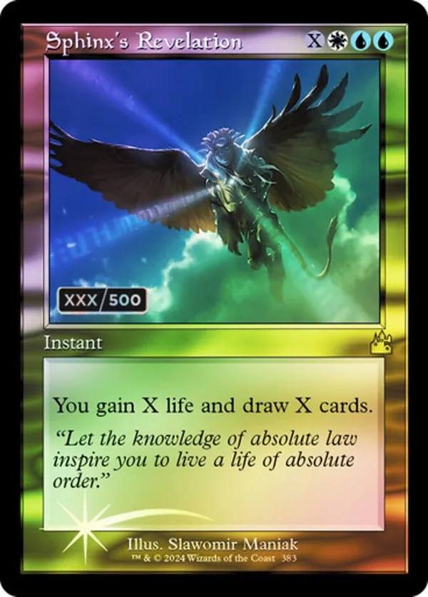 Sphinx's Revelation (Retro Frame) (Serial Numbered)