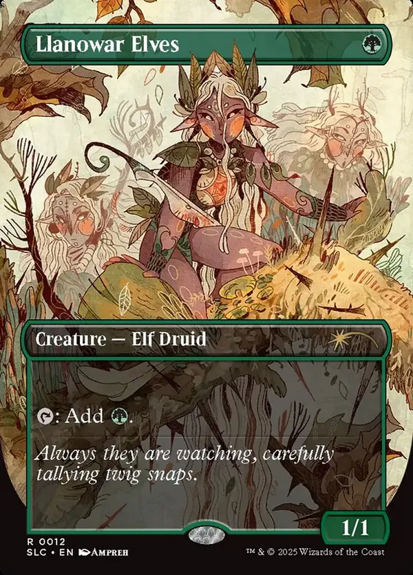 Llanowar Elves (Halo Foil)