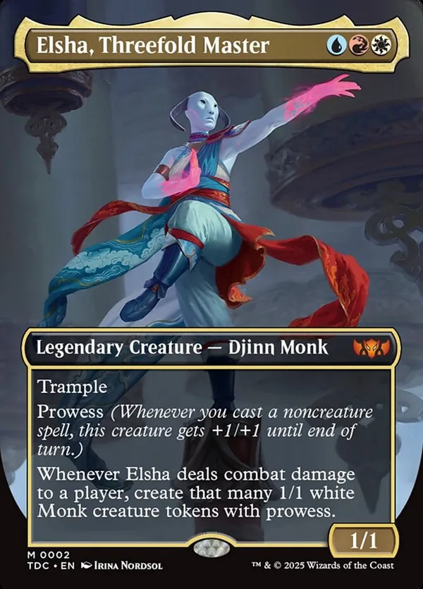 Elsha, Threefold Master (Borderless)