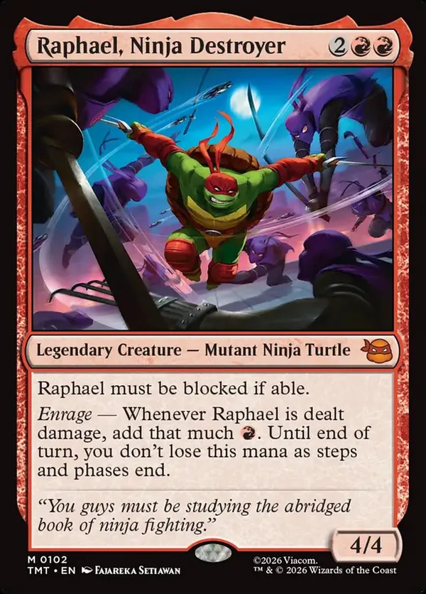 Raphael, the Nightwatcher (Showcase) (Fracture Foil) • Teenage