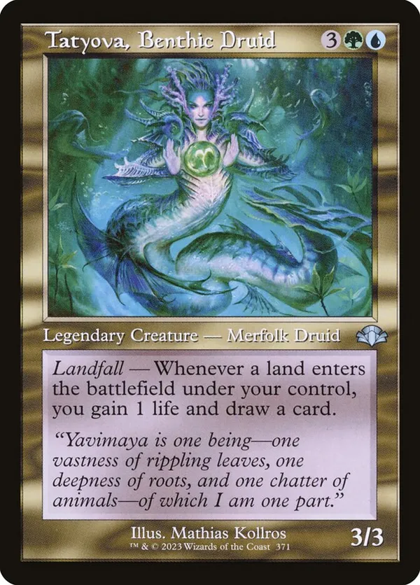 Tatyova, Benthic Druid (Retro Frame)