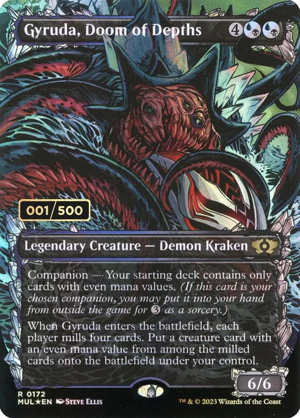 flicker cards mtg Sheoldred // The True Scriptures (Serialized) [March of the Machine] main image 0