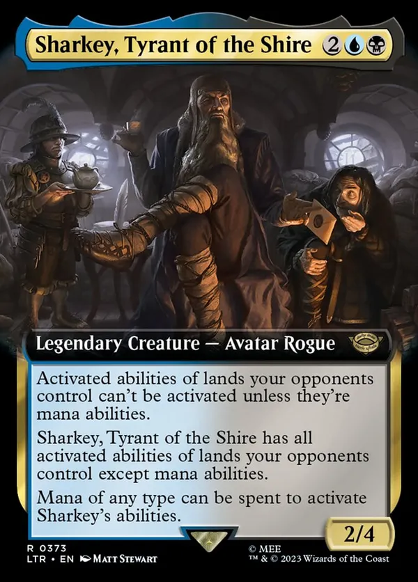 Sharkey, Tyrant of the Shire (Extended Art)
