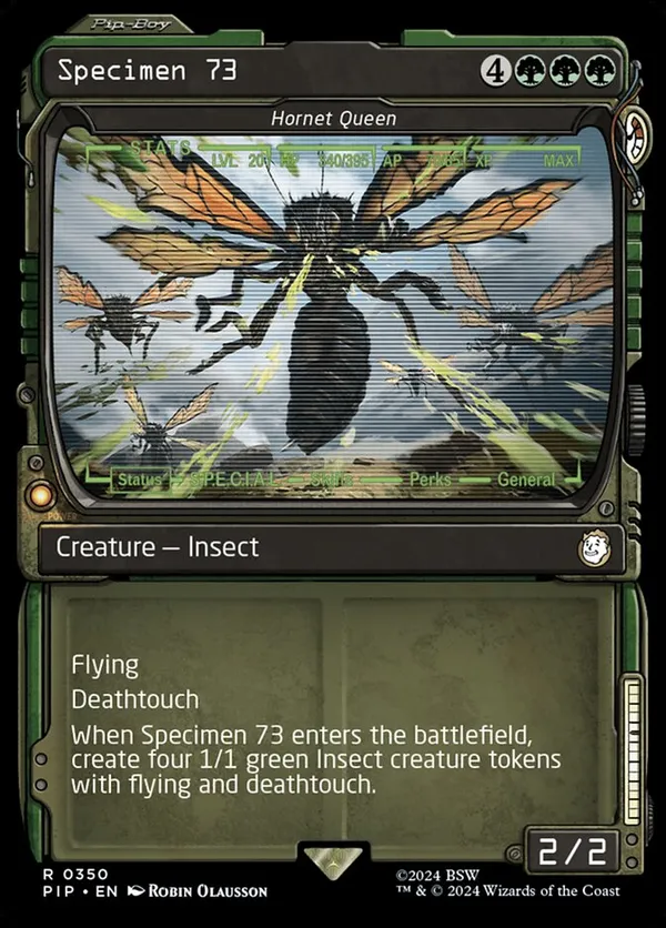 Specimen 73 - Hornet Queen (Showcase)