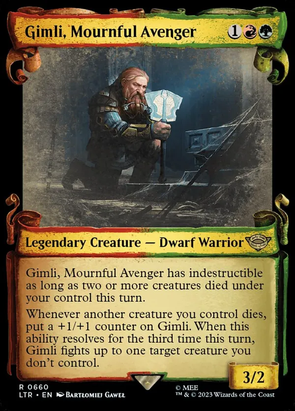 Gimli, Mournful Avenger (Showcase Scrolls)